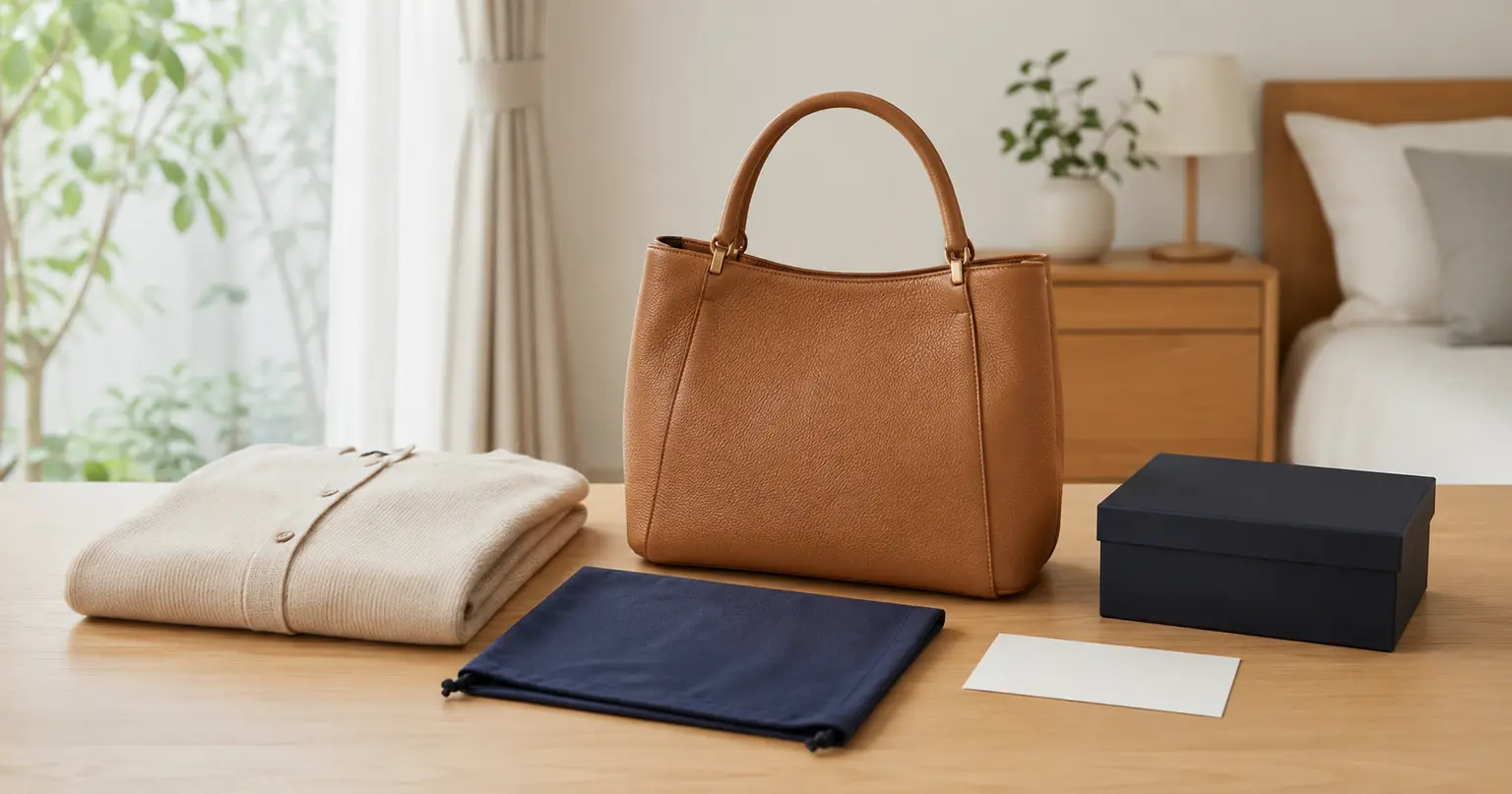 ブランドバッグと服を宅配買取へ出す前の準備